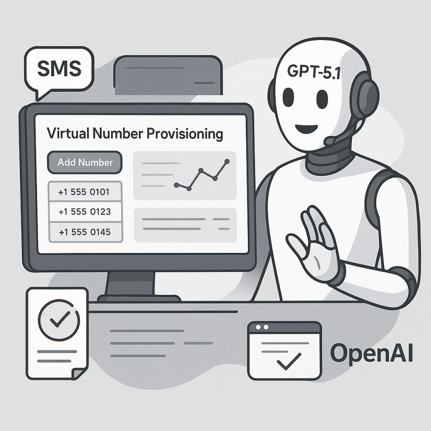 Building a GPT-5.1 assistant to manage virtual number provisioning